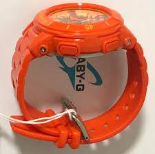 BGA-171-4B2DR Casio Analog-Digital Neon Orange Resin Band Women's Watch. - Timecheck