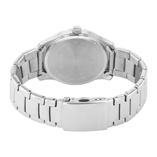 BH5000-59A Citizen White Dial Silver Stainless Steel Quartz Analog Silver Dial Men's Watch. - Timecheck
