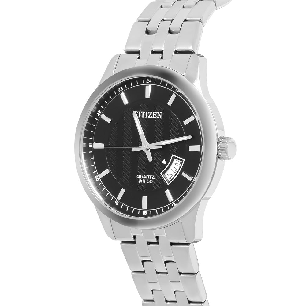 BI1050-81E Citizen Silver Dial Silver Stainless Steel Band Analog Quartz Men's Watch. - Timecheck