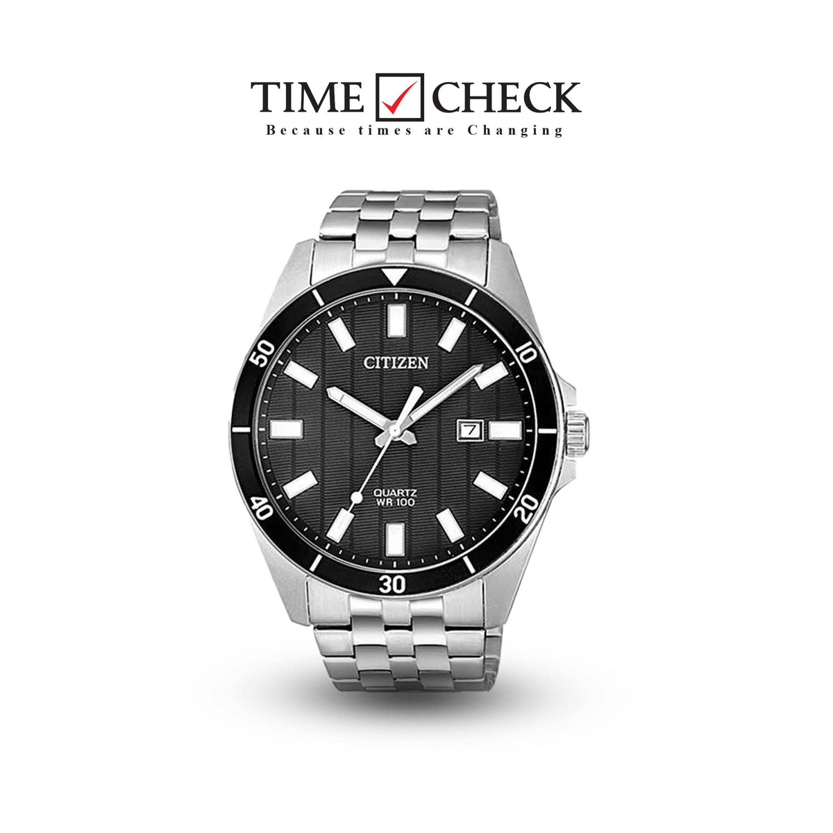 BL5050-54E Citizen Quartz, Stainless Steel,Classic Mens Watch. - Timecheck