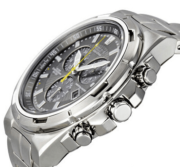 BL5430-51H Citizen Gray Dial Silver Stainless Steel Eco Drive Multi Function Analog Men's Watch. - Timecheck