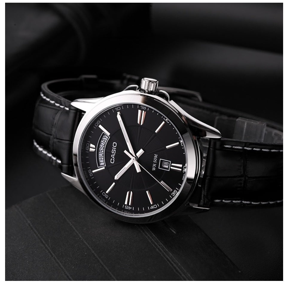 Casio Analog Quartz Watch MTP-1381L-1AVDF For Men's. - Timecheck