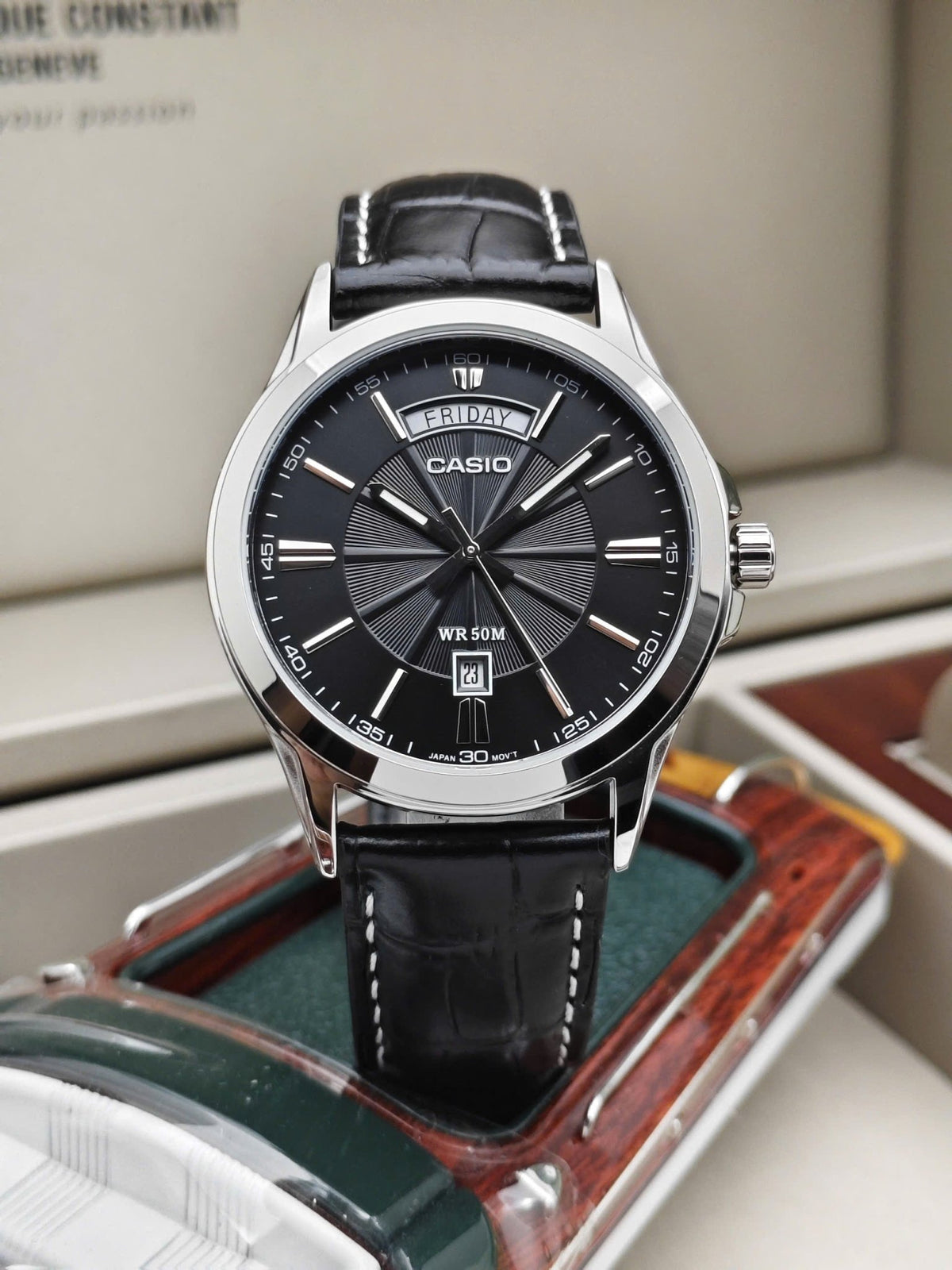 Casio Analog Quartz Watch MTP-1381L-1AVDF For Men's. - Timecheck