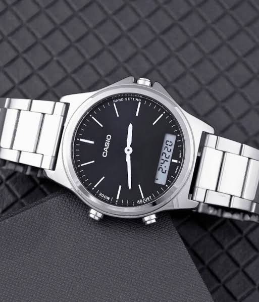 Casio MTP-VC01D-1EUDF Analog Black Dial Quartz Men's Watch. - Timecheck