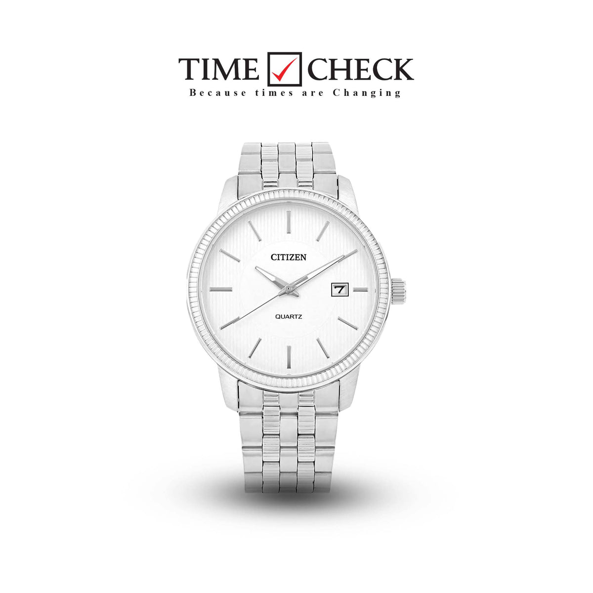 DZ0050-57A Citizen Stainless Steel Silver Dial 41mm Analog Quartz Men’s Watch. - Timecheck