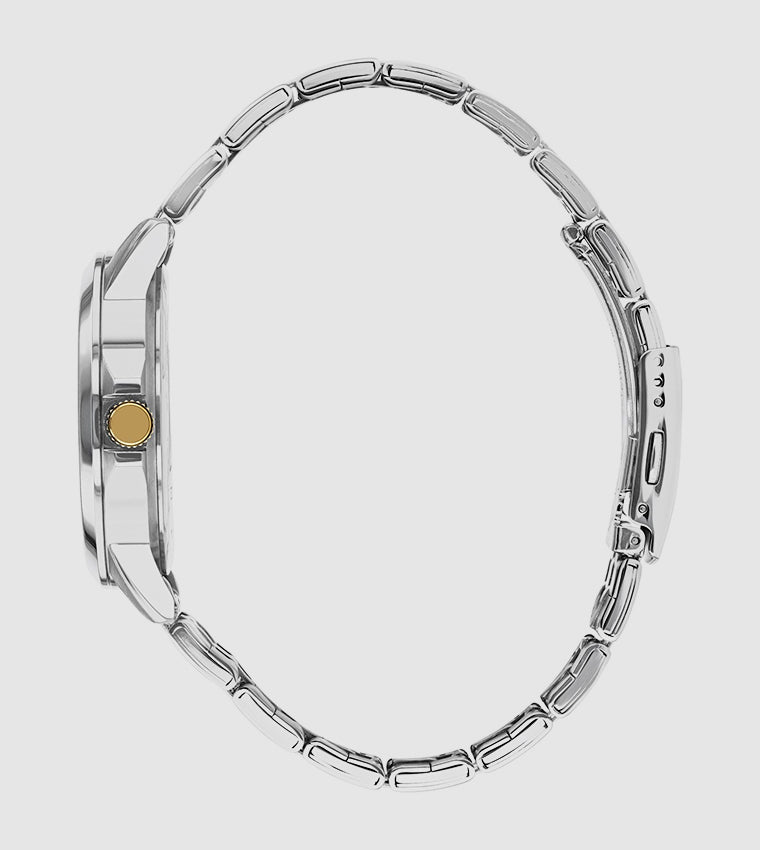 DZ5004-57A Citizen White Dial Two Tone Chain Men’s Wrist Watch. - Timecheck