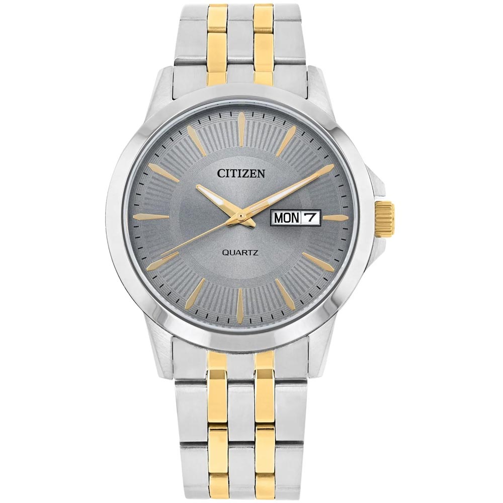 DZ5004-57H Citizen Gray Dial Silver Stainless Steel Band Analog(Quartz) Men's Watch. - Timecheck