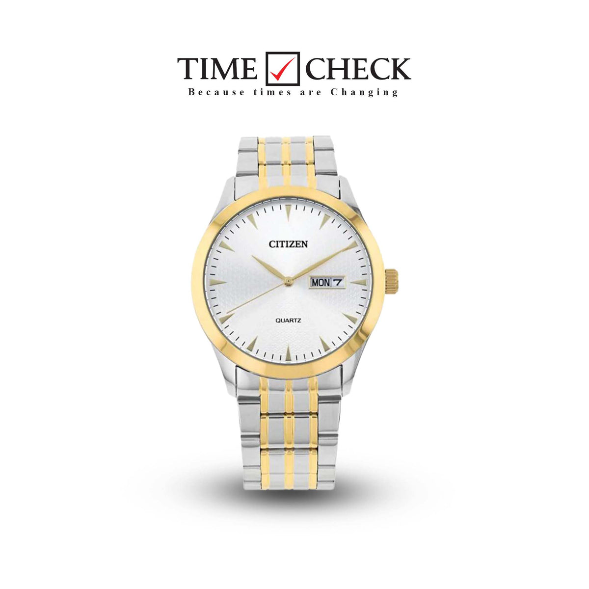 DZ5014-53A Citizen Stainless Steel White Dial 42mm Men’s Quartz Watch. - Timecheck