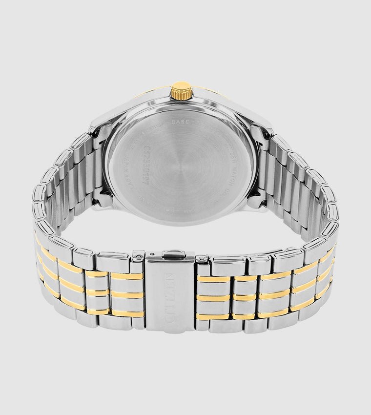 DZ5014-53A Citizen Stainless Steel White Dial 42mm Men’s Quartz Watch. - Timecheck