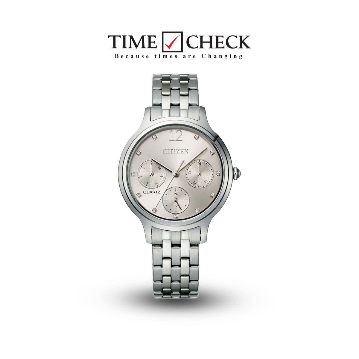 ED8180-52X CITIZEN QUARTZ MULTI FUNCTION DAY & DATE WOMEN'S WATCH. - Timecheck