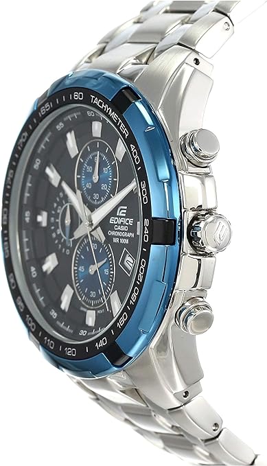 EF-539D-1A2VUDF Casio Edifice Chronograph Black Analog Stainless Steel Men's Watch. - Timecheck