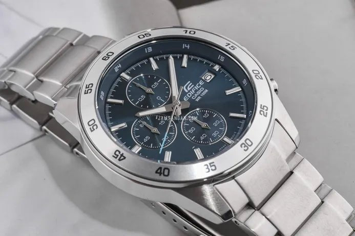 EFR-526D-2AVUDF Casio Edifice Chronograph Stainless Steel Chain Men's Watch. - Timecheck