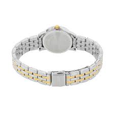 EQ0608-55E CITIZEN Quartz Black Dial Two-tone Women's Watch. - Timecheck