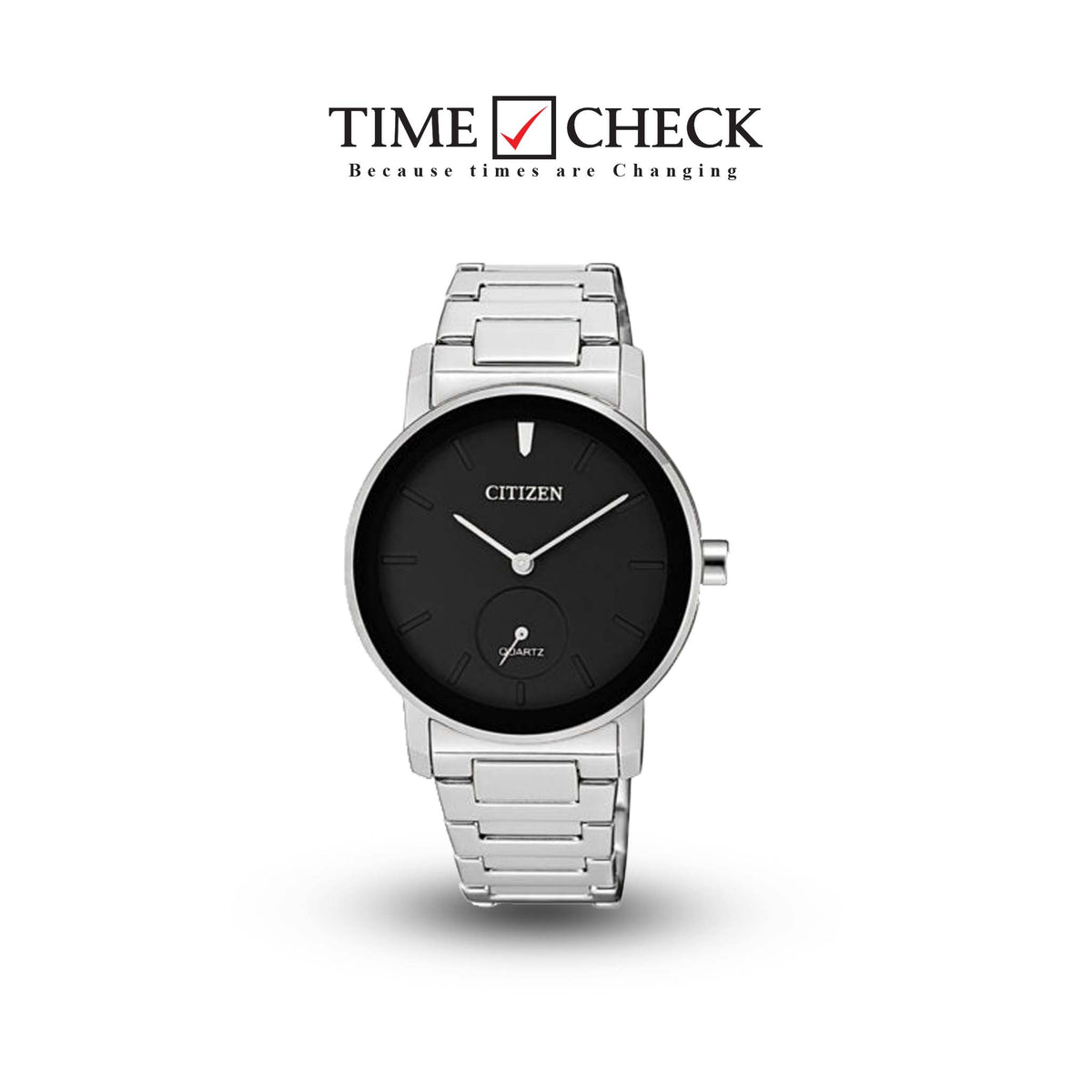 EQ9060-53E Citizen Quartz Black Dial Stainless Steel Quartz Women's Watch. - Timecheck