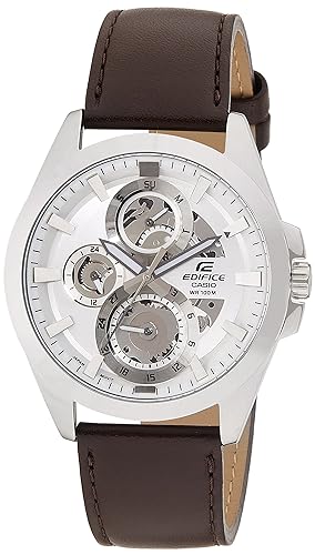 ESK-300L-7AVUDF Casio Edifice Multi Function Analog White Dial Quartz Men's Watch. - Timecheck