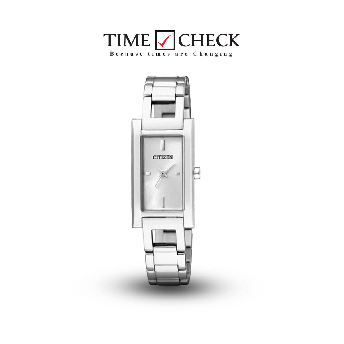 EX0340-52A Citizen Silver Dial Silver Stainless Steel Analog Quartz Women's Watch. - Timecheck