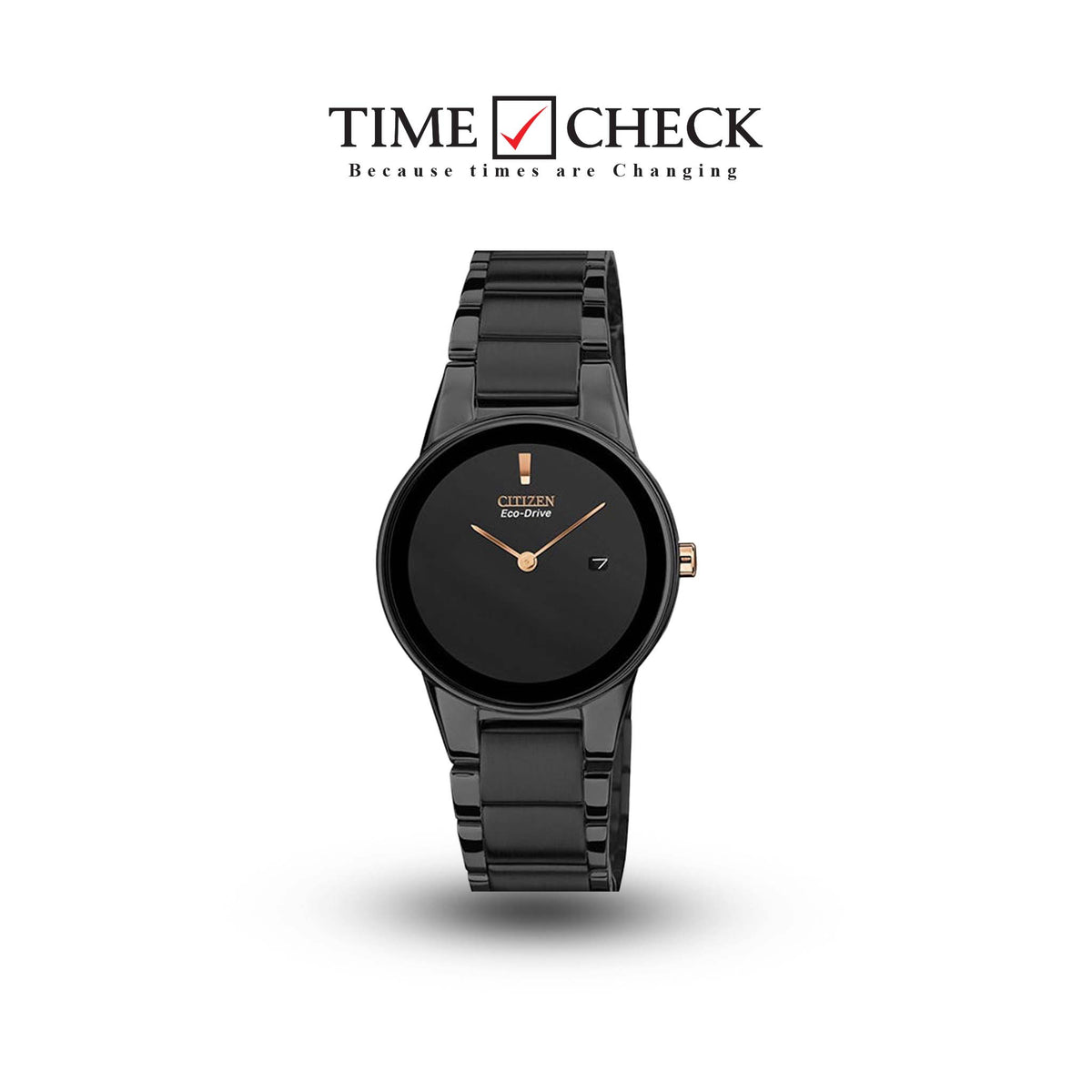 GA1055-57F Citizen Ladies Eco-Drive Stainless Steel Watch. - Timecheck