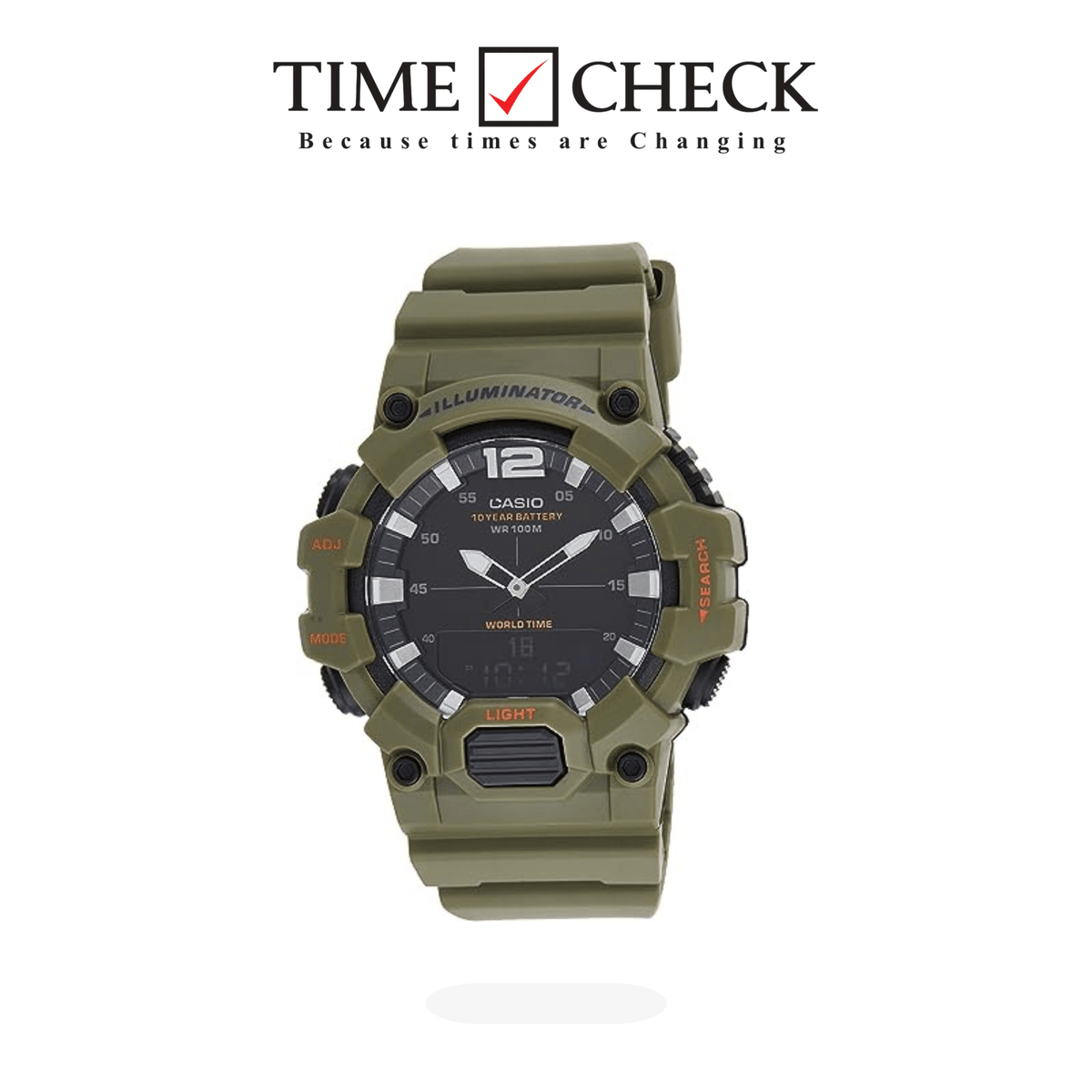 HDC-700-3A2VDF Casio Illuminator Quartz Analog Digital Mens Watch. - Timecheck