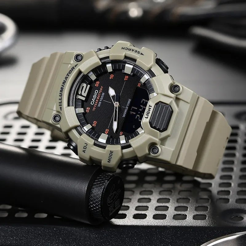 HDC-700-3A3VDF Casio Analog Digital Illuminator Quartz Analog Digital Men's Watch. - Timecheck