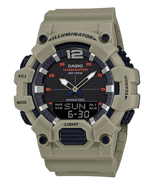 HDC-700-3A3VDF Casio Analog Digital Illuminator Quartz Analog Digital Men's Watch. - Timecheck