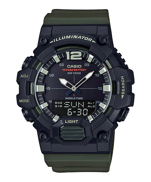 HDC-700-3AVDF Casio Analog Digital Illuminator Quartz Analog Digital Men's Watch. - Timecheck