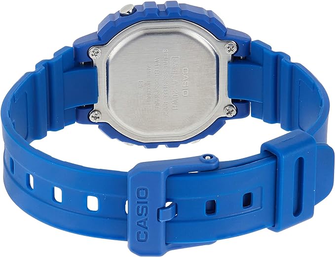 LA-20WH-2ADF Casio Digital Blue Casual Illuminator Quartz Girls Watch - Timecheck