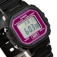 LA-20WH-4ADF Casio Illuminator Ladies Fashion Resin Case Women's Watch. - Timecheck