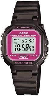 LA-20WH-4ADF Casio Illuminator Ladies Fashion Resin Case Women's Watch. - Timecheck