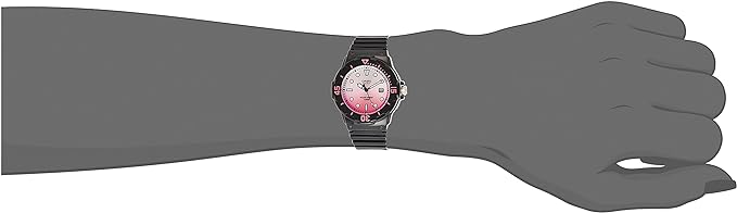 LRW-200H-4EVDR Casio Pink Dial Rubber Strap Analog Quartz Women's Watch. - Timecheck
