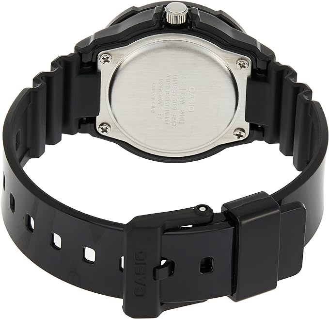 LRW-200H-4EVDR Casio Pink Dial Rubber Strap Analog Quartz Women's Watch. - Timecheck