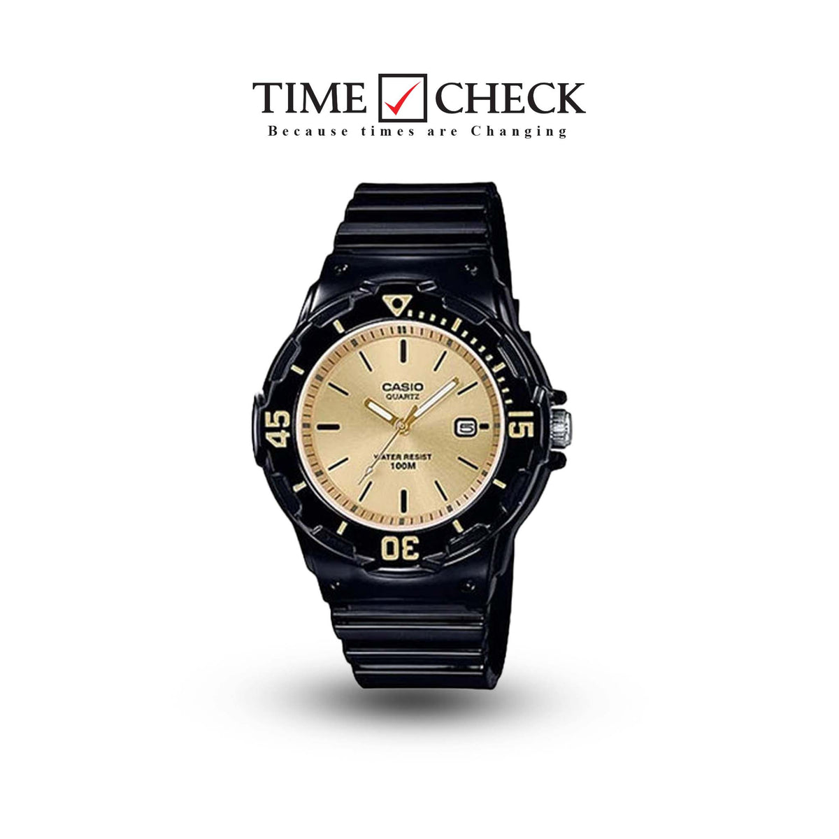 LRW-200H-9EVDF Casio Resin Round Analog Water Resistant Women's Watch. - Timecheck