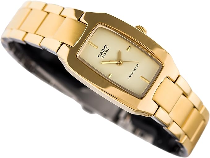LTP-1165N-9CRDF Casio Gold Dial Stainless Steel Classic Quartz Women's Watch. - Timecheck