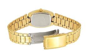 LTP-1169N-9ARDF Casio Gold Dial Stainless Steel Analog Quartz Wrist Watch for Women. - Timecheck