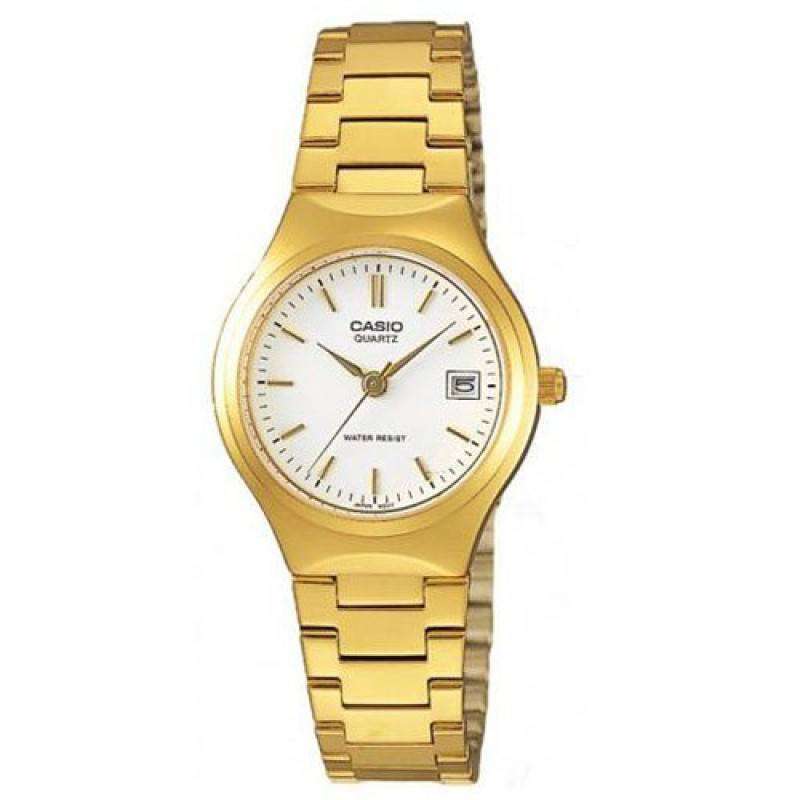 LTP-1170N-7ARDF Casio White Dial Stainless Steel Analog Quartz Women's Watch. - Timecheck