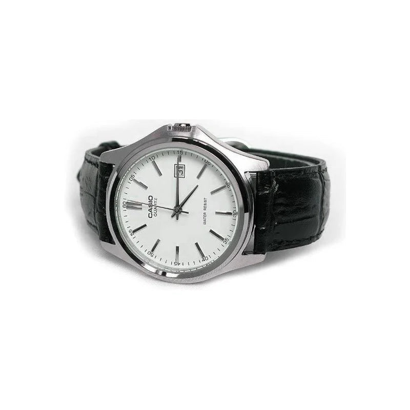 LTP-1183E-7ADF Casio Leather Strap Analog Quartz Women's Watch. - Timecheck
