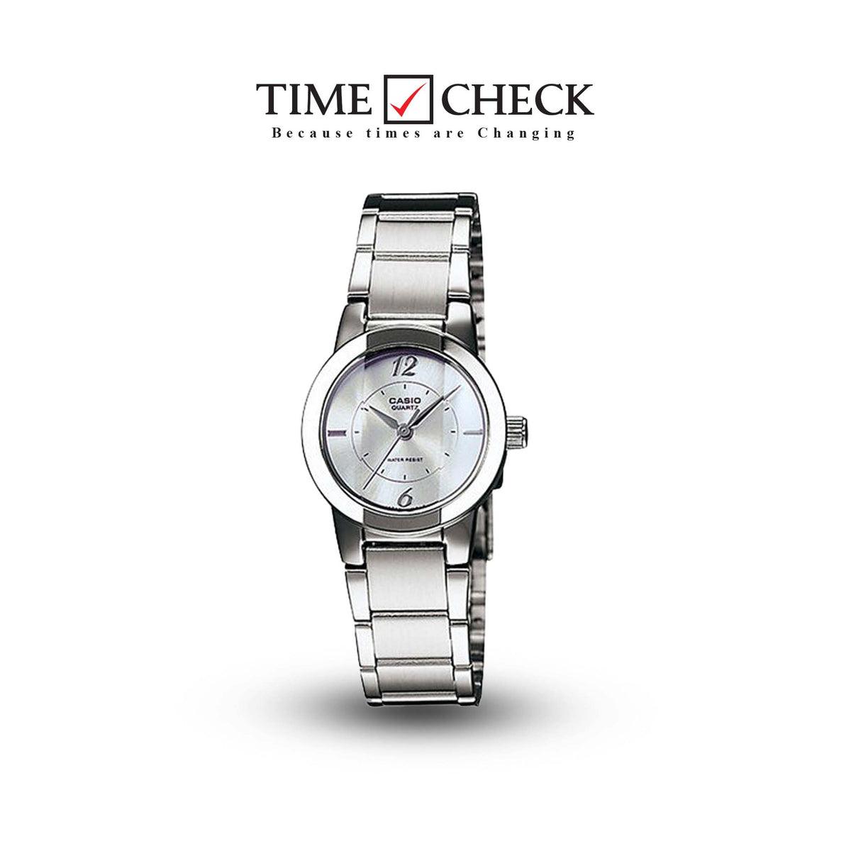 LTP-1230D-7CDF Casio Stainless Steel Analog Quartz Women's Watch. - Timecheck