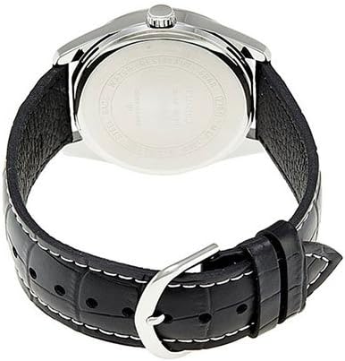 LTP-1302L-1AVDF Casio Black Dial Leather Strap Analog Quartz Women's Watch. - Timecheck