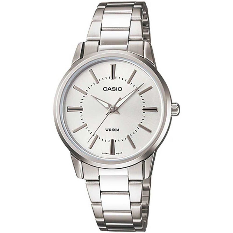 LTP-1303D-7AVDF Casio White Dial Analog Quartz Women's Watch. - Timecheck