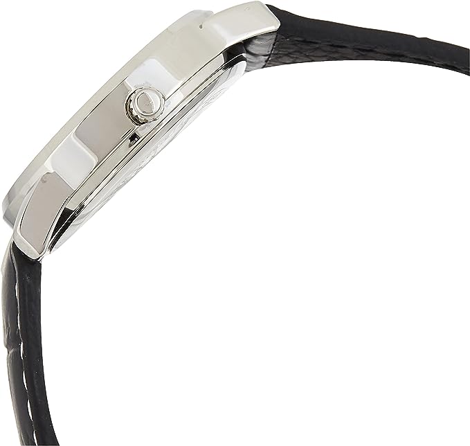 LTP-1303L-1AVDF Casio Black Leather Strap Ladies Analog Women's Watch. - Timecheck