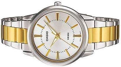 LTP-1303SG-7AVDF Casio Silver & Gold Analog Quartz Women's Watch. - Timecheck