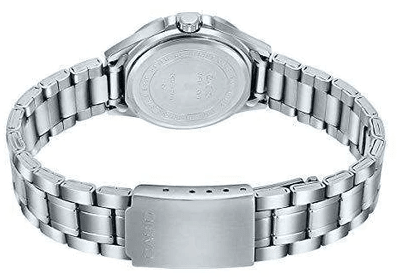 Casio LTP-1308D-2AVDF Elegant Blue Dial Date Window Stainless Steel Band Women's Watch