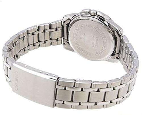 LTP-1314D-1AVDF Casio Black Dial Stainless Steel Analog Quartz Women's Watch. - Timecheck
