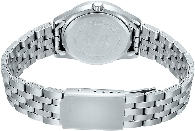 LTP-1335D-1A2VDF Casio Black Dial Stainless Steel Analog Quartz Women's Watch. - Timecheck