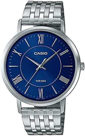 LTP-B110D-2AVDF Casio Blue Dial Stainless Steel Analog Quartz Women's Watch. - Timecheck