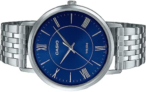 LTP-B110D-2AVDF Casio Blue Dial Stainless Steel Analog Quartz Women's Watch. - Timecheck