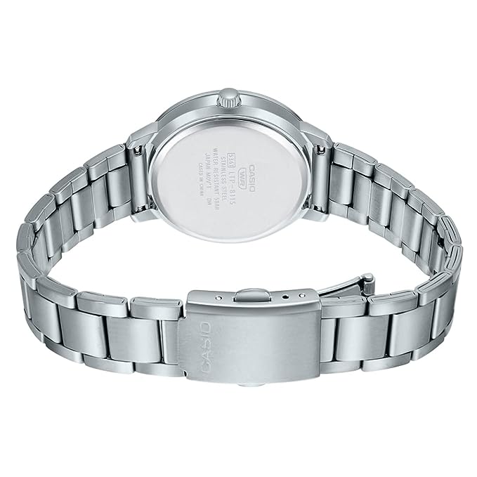 LTP-B115D-4EVDF Casio Pink Dial Stainless Steel Analog Quartz Women's Watch. - Timecheck