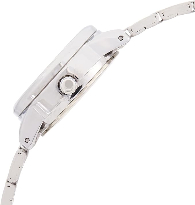 LTP-V002D-1AUDF Casio Black Dial Stainless Steel Analog Quartz Women's Watch. - Timecheck