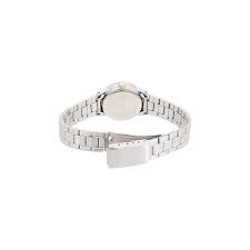 LTP-V002D-7AUDF Casio White Dial Stainless Steel Analog Quartz Women's Watch. - Timecheck