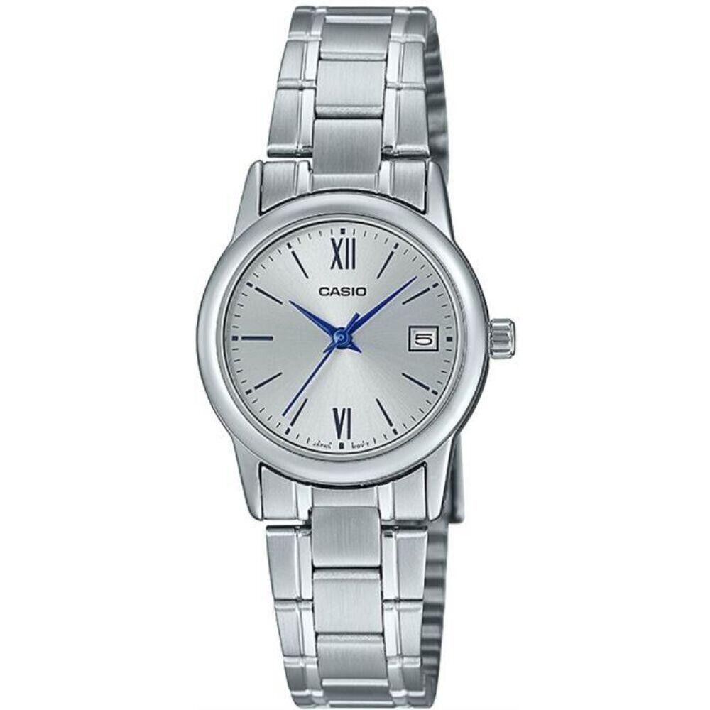 LTP-V002D-7B3UDF Casio Silver Dial Stainless Steel Analog Quartz Women's Watch. - Timecheck