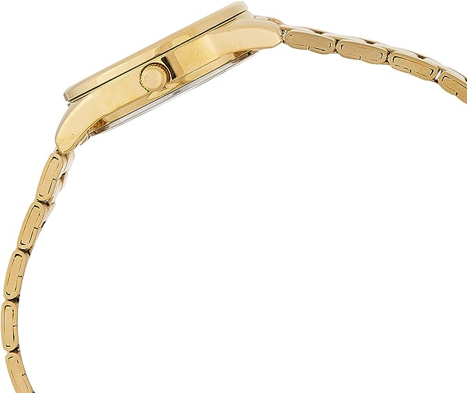 LTP-V005G-1BUDF Casio Black Dial Gold Chain Analog Quartz Women's Watch. - Timecheck